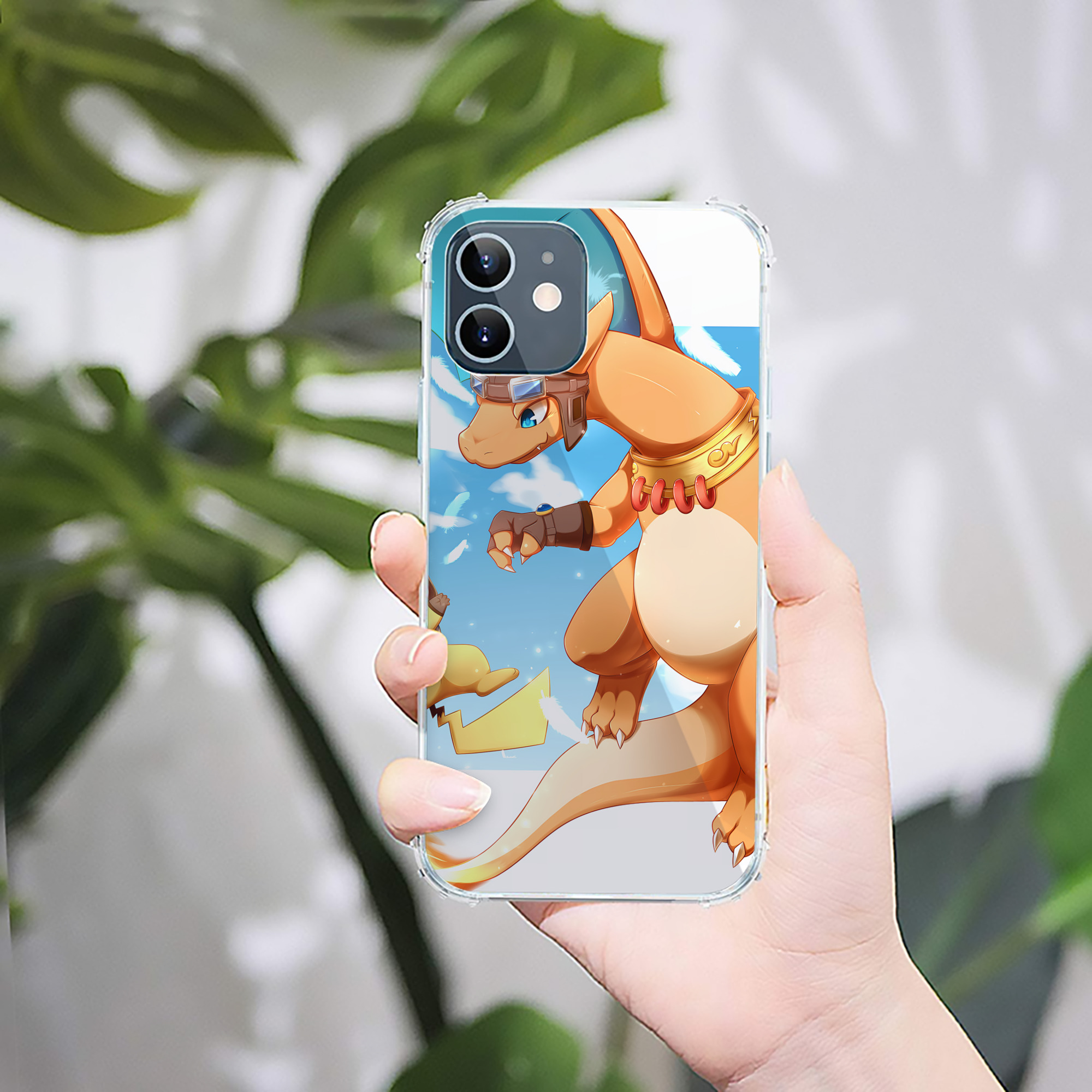 （画像用） ポケットモンスター Pokémon 【iPhone 12シリーズ対応】透明スマホケース（クリアソフトケース）